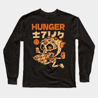 hunger pizza, zombie pizza Long Sleeve T-Shirt